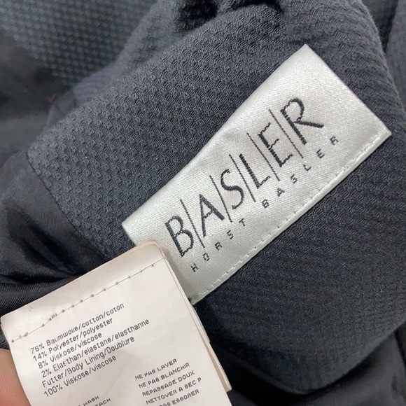 Basler Jacket Blazer Black Buttons Size Small FR 34 - Picture 12 of 14